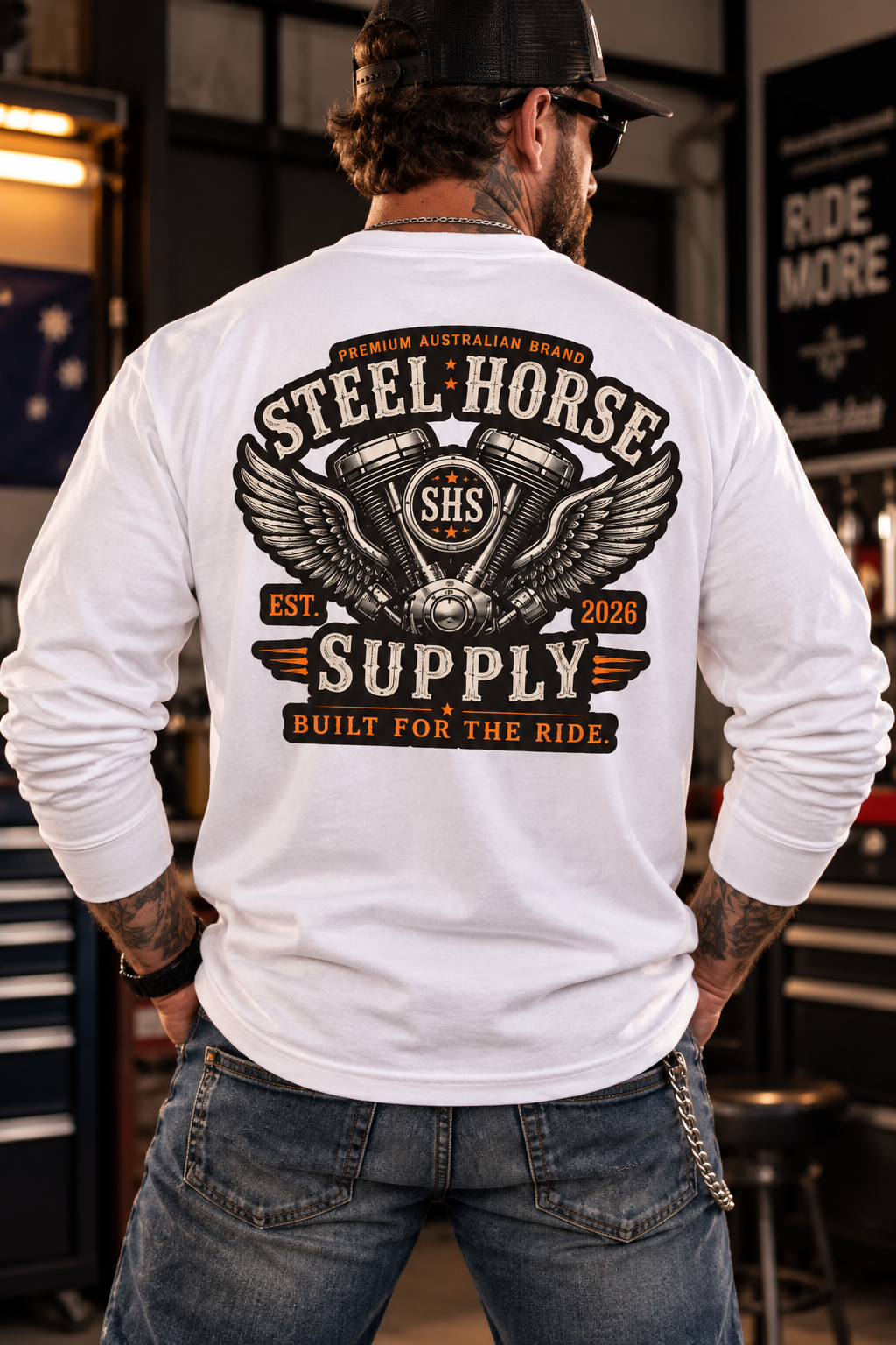 Long Sleeve Tee – White