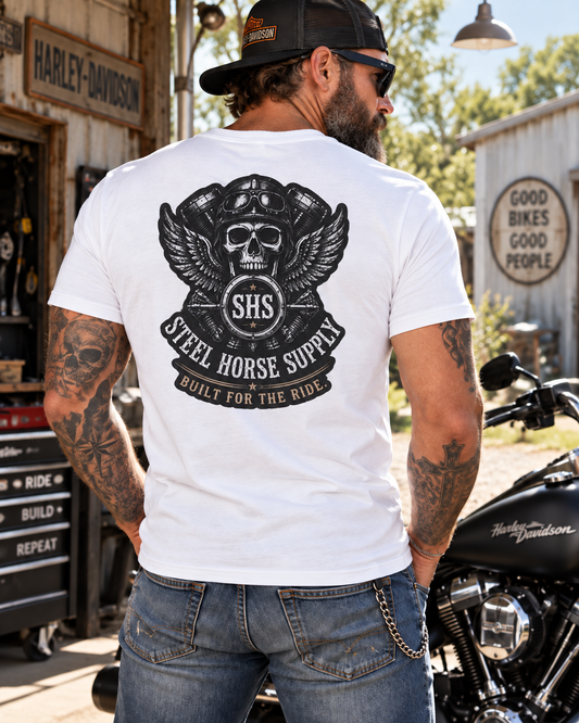SHS Staple Tee - White