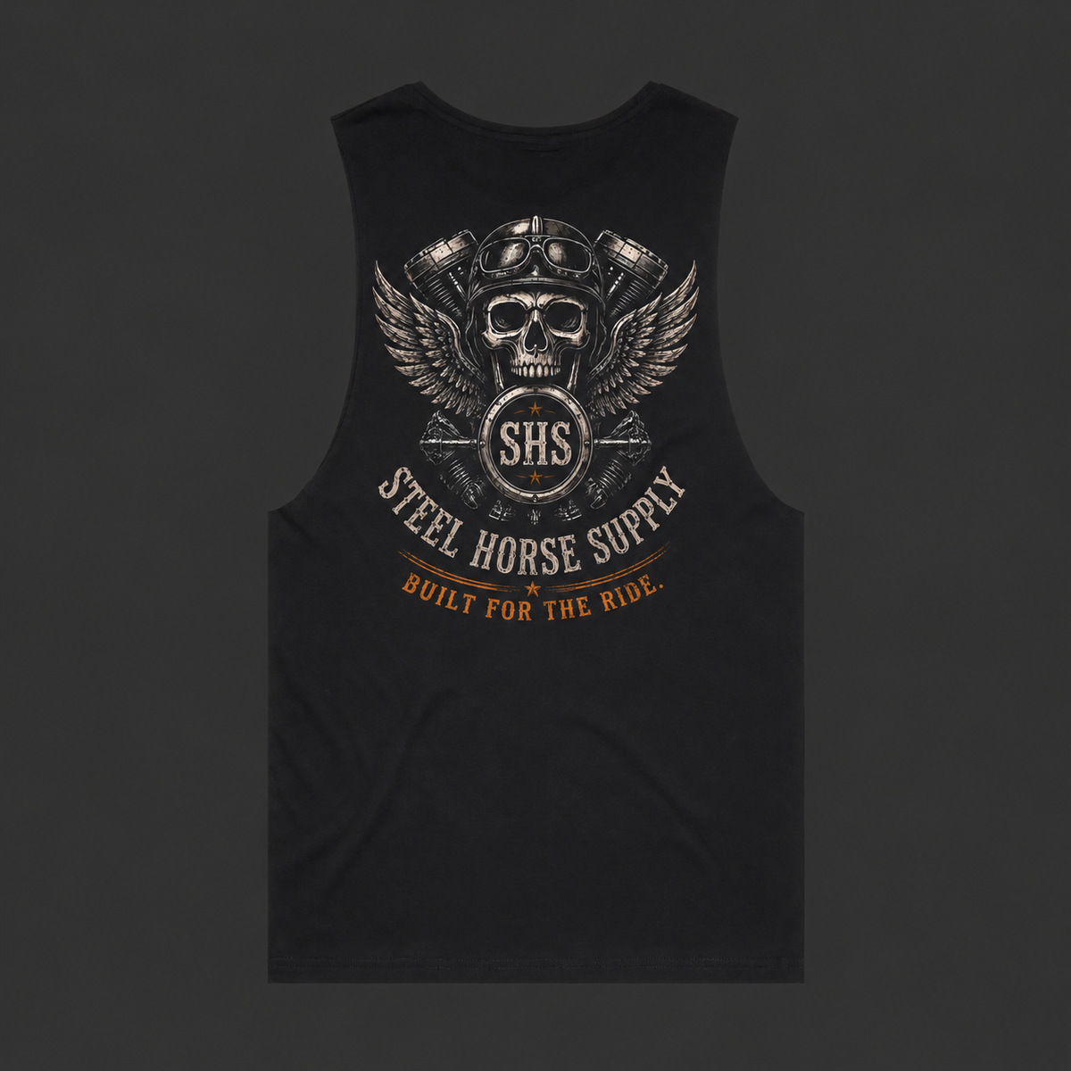Men’s Singlet – Black