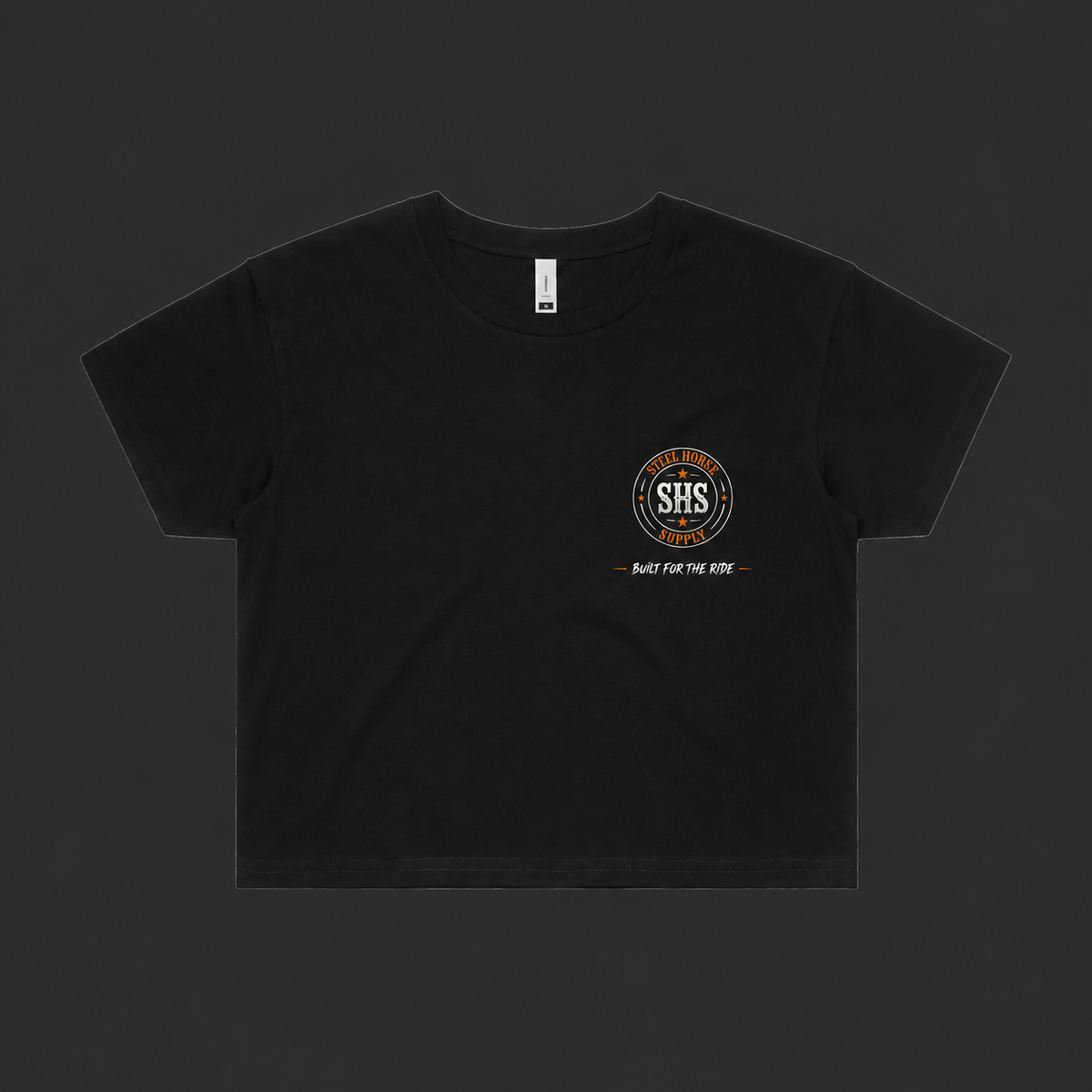 Women’s Crop Tee – Black