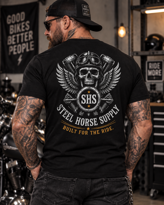 SHS Staple Tee – Black