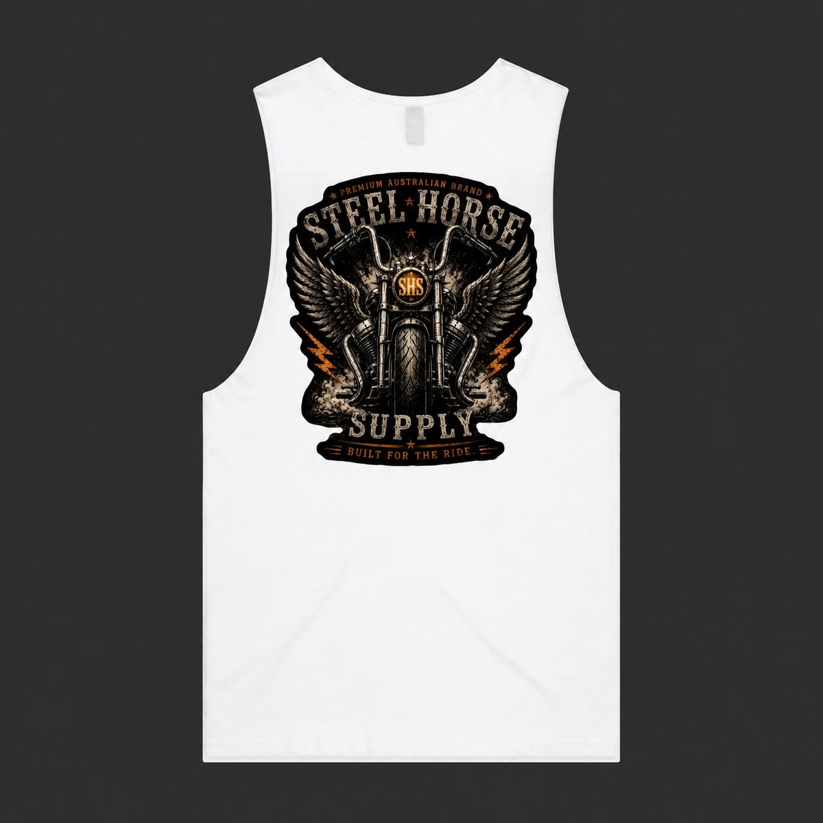 Men’s Singlet – White