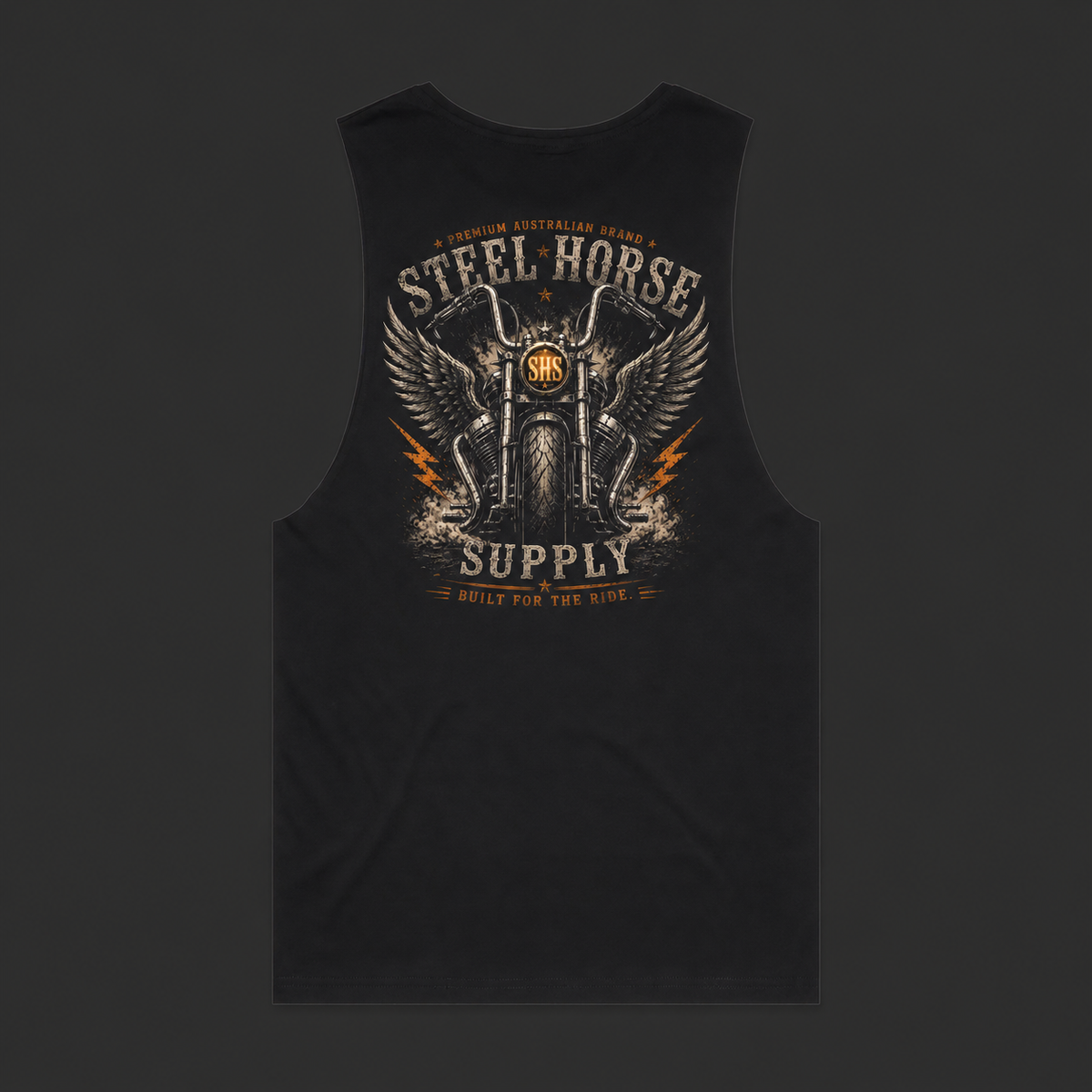 Men’s Singlet – Black