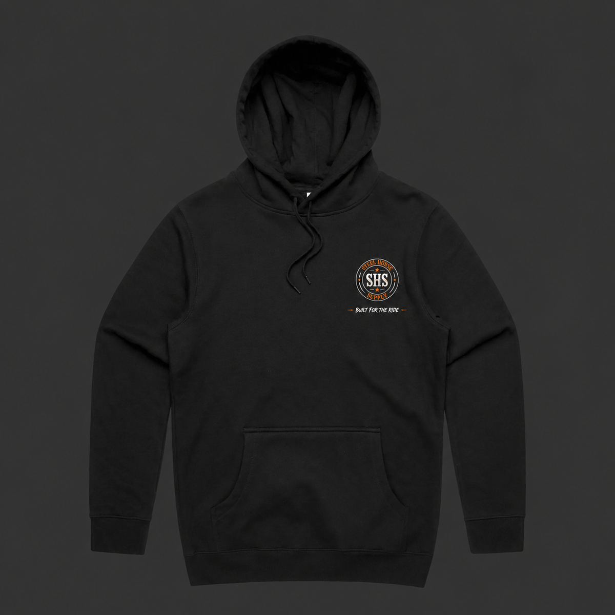 Stencil Hoodie – Black