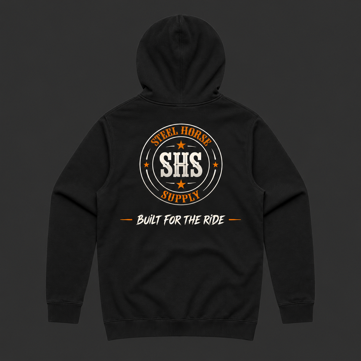 Stencil Hoodie – Black