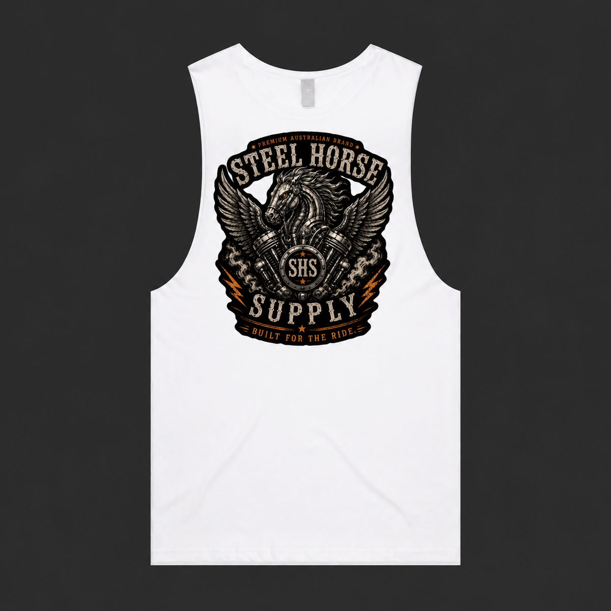Men’s Singlet – White