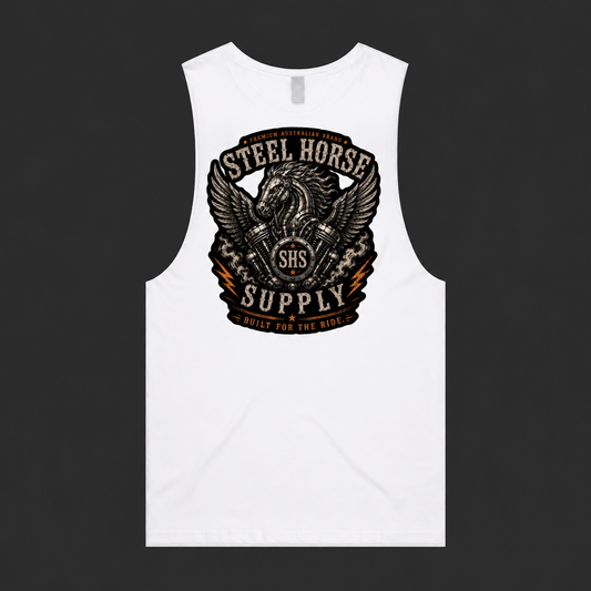 Men’s Singlet – White