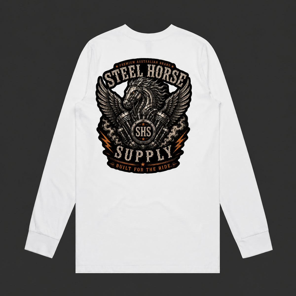Long Sleeve Tee – White