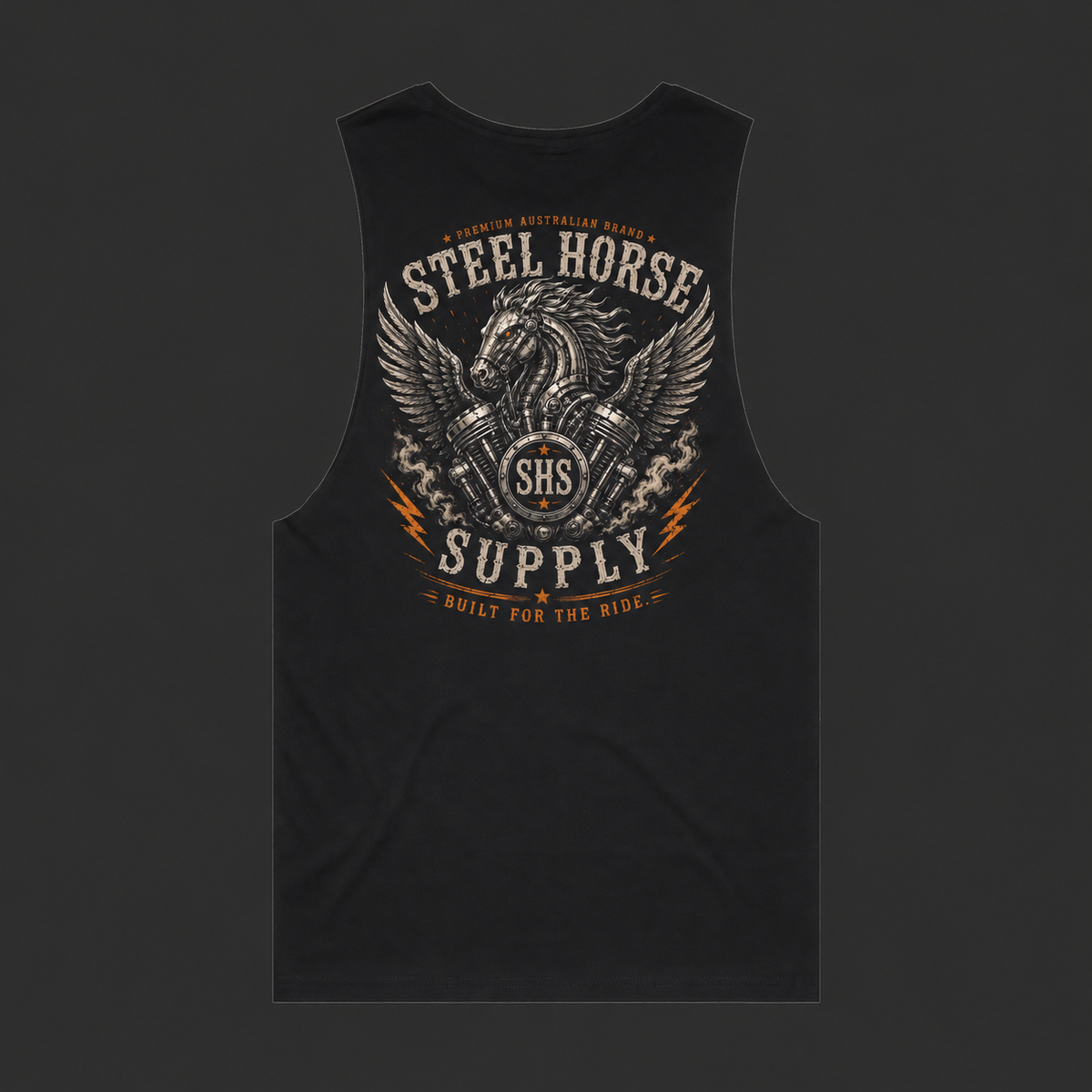 Men’s Singlet – Black