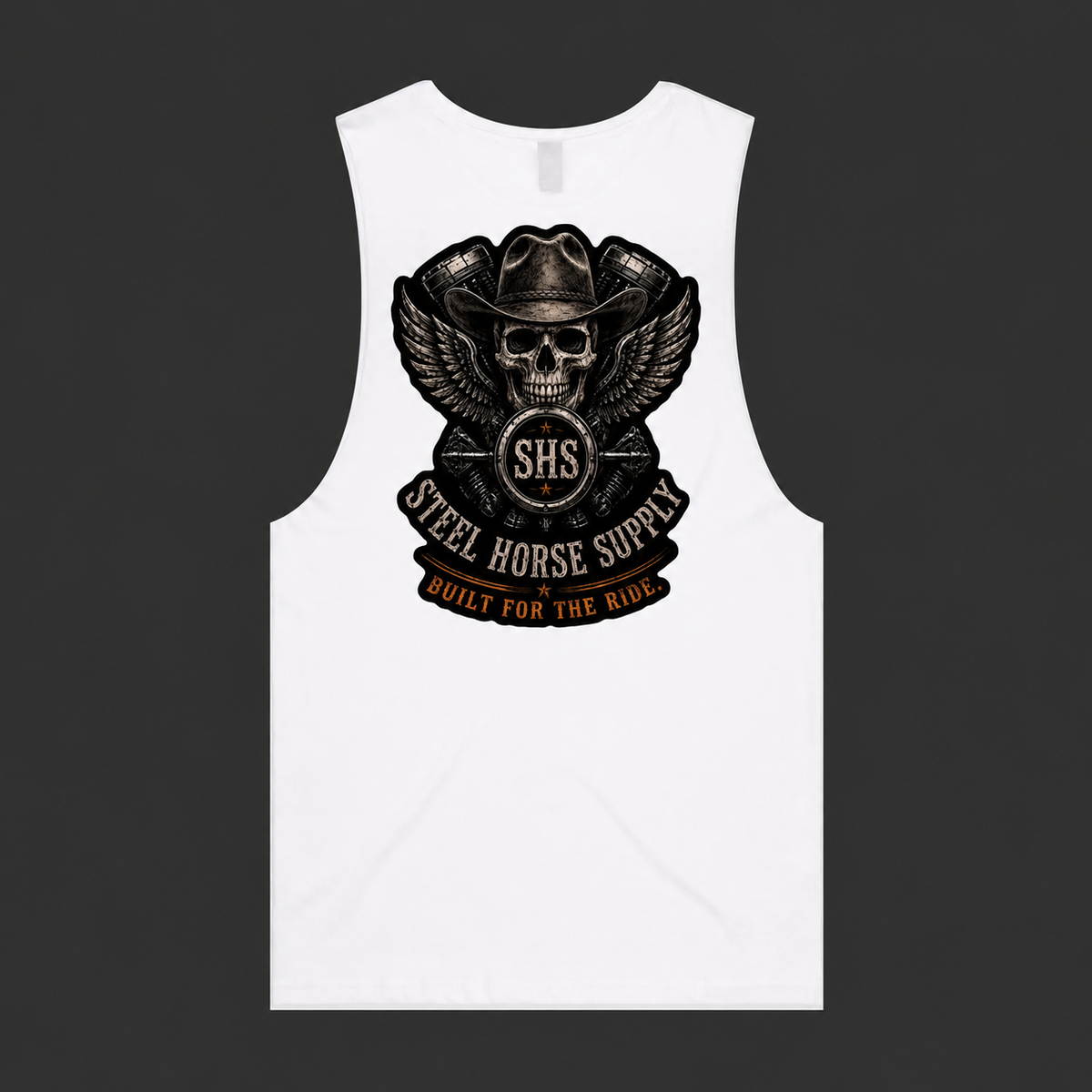 Men’s Singlet – White