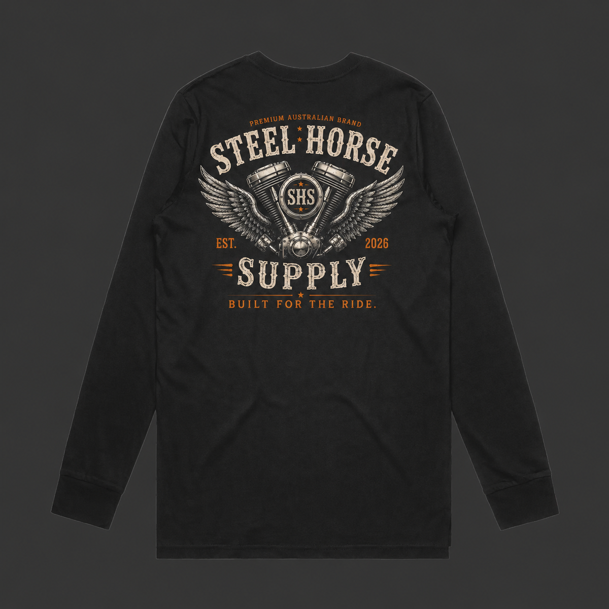 Long Sleeve Tee – Black