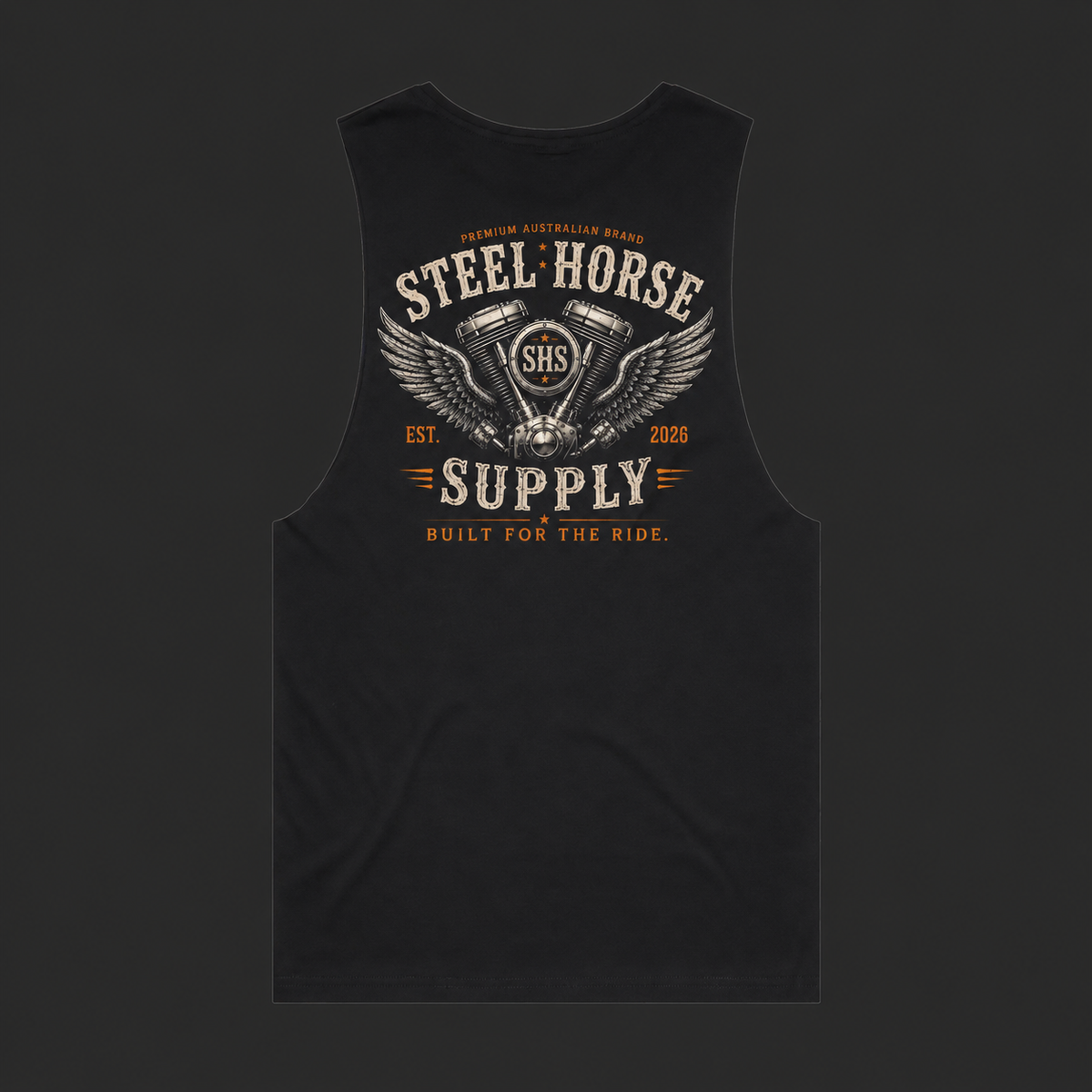 Men’s Singlet – Black