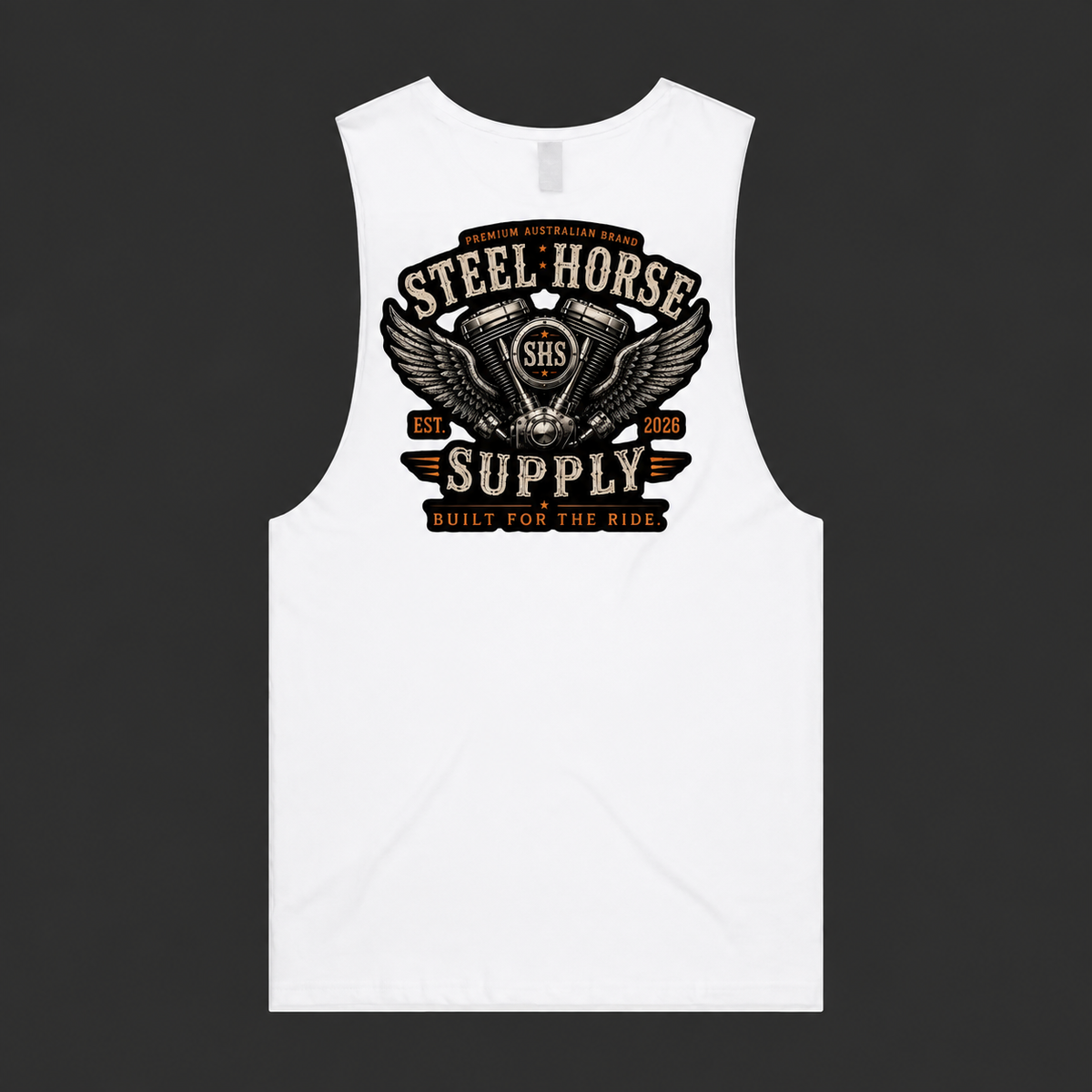 Men’s Singlet – White