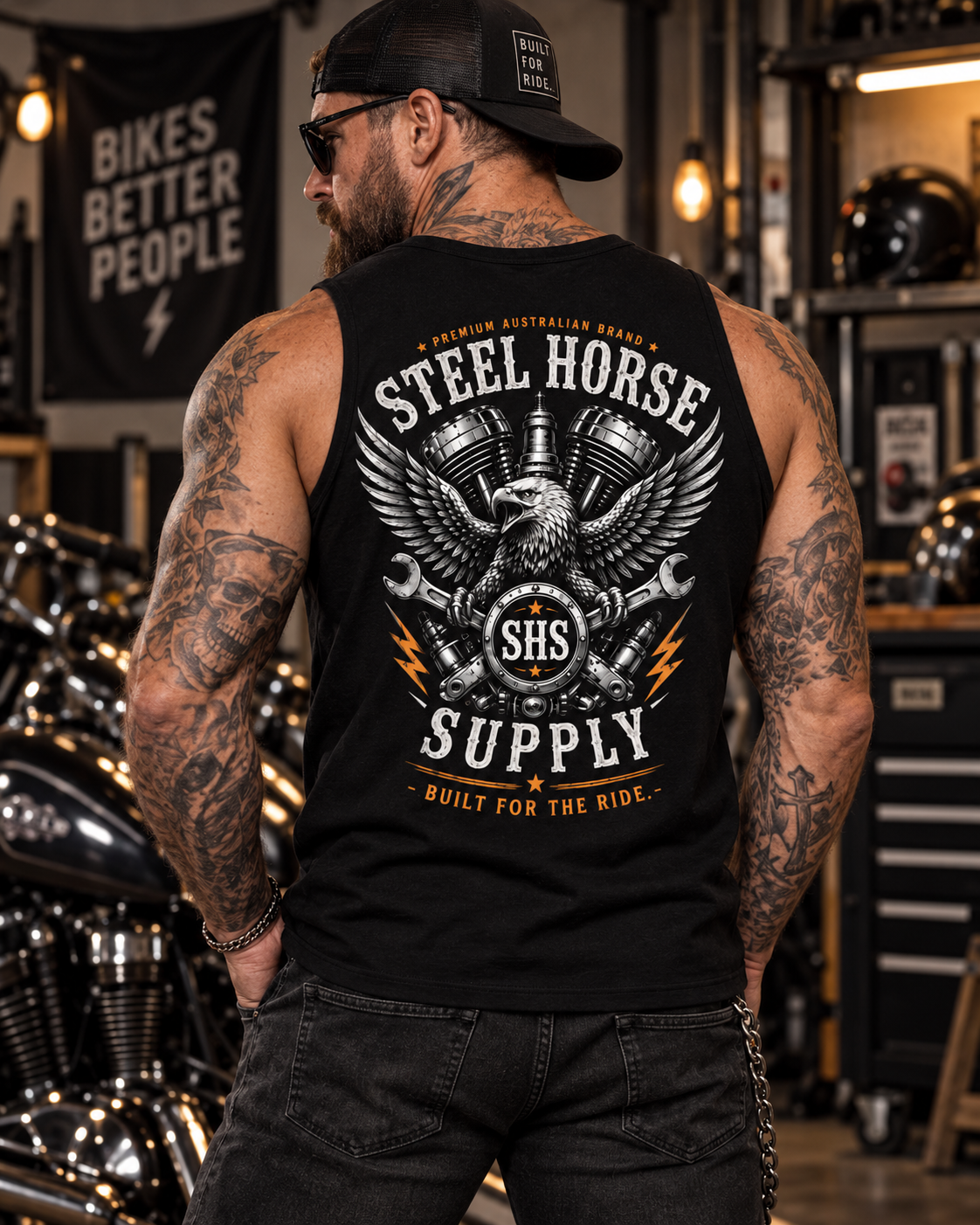 Men’s Singlet – Black