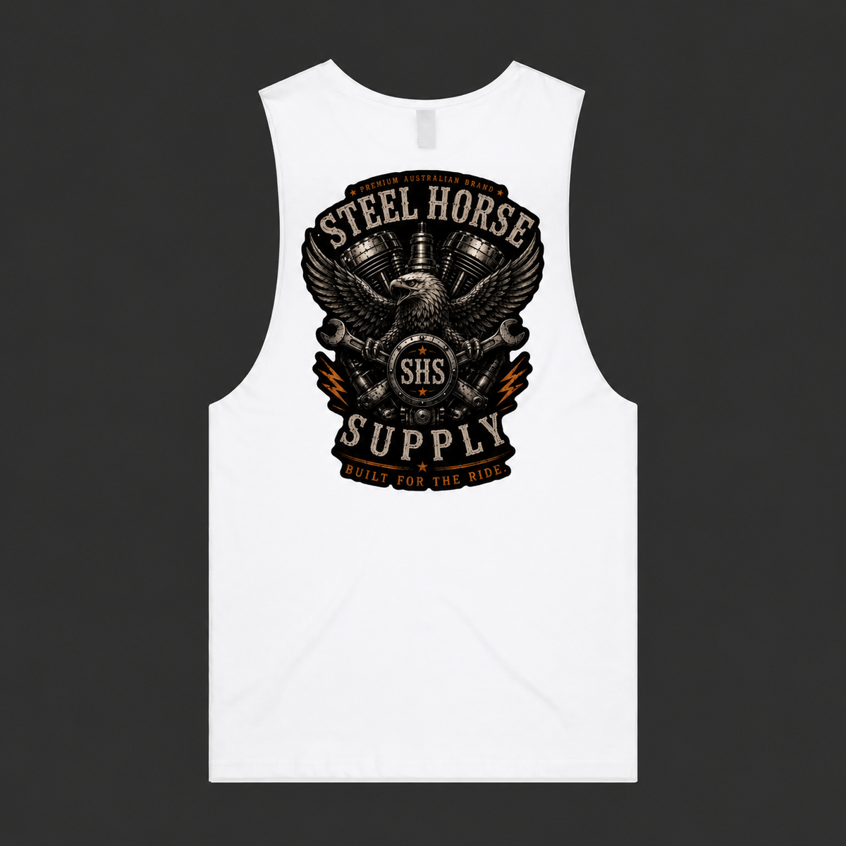 Men’s Singlet – White