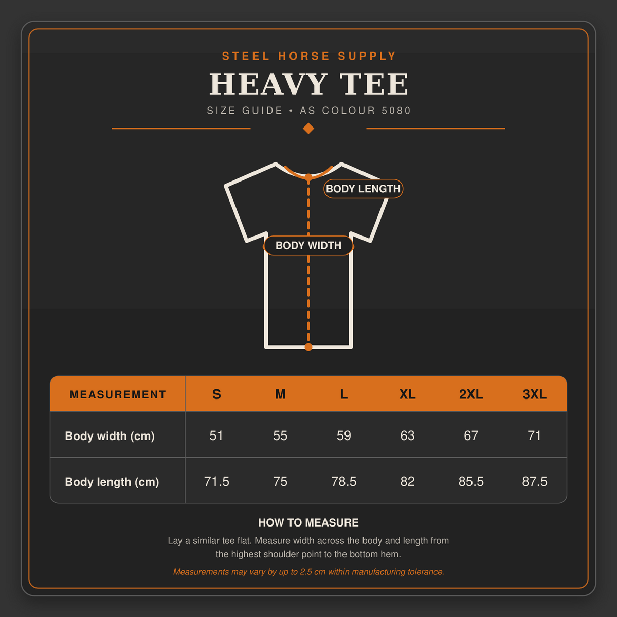 Heavy Tee – Black