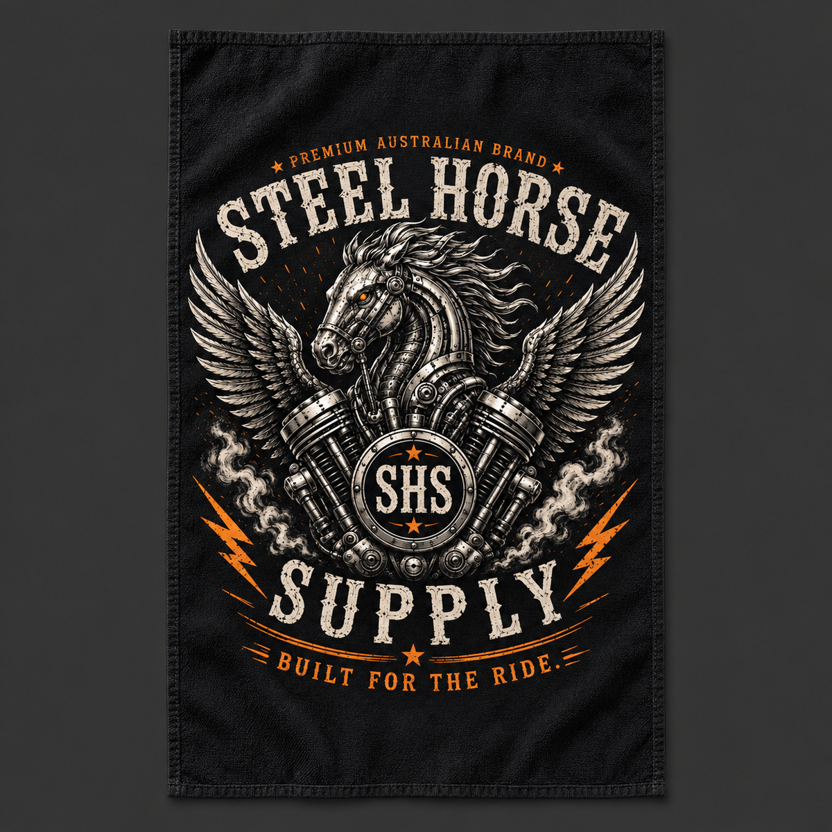 Garage Towel – Black