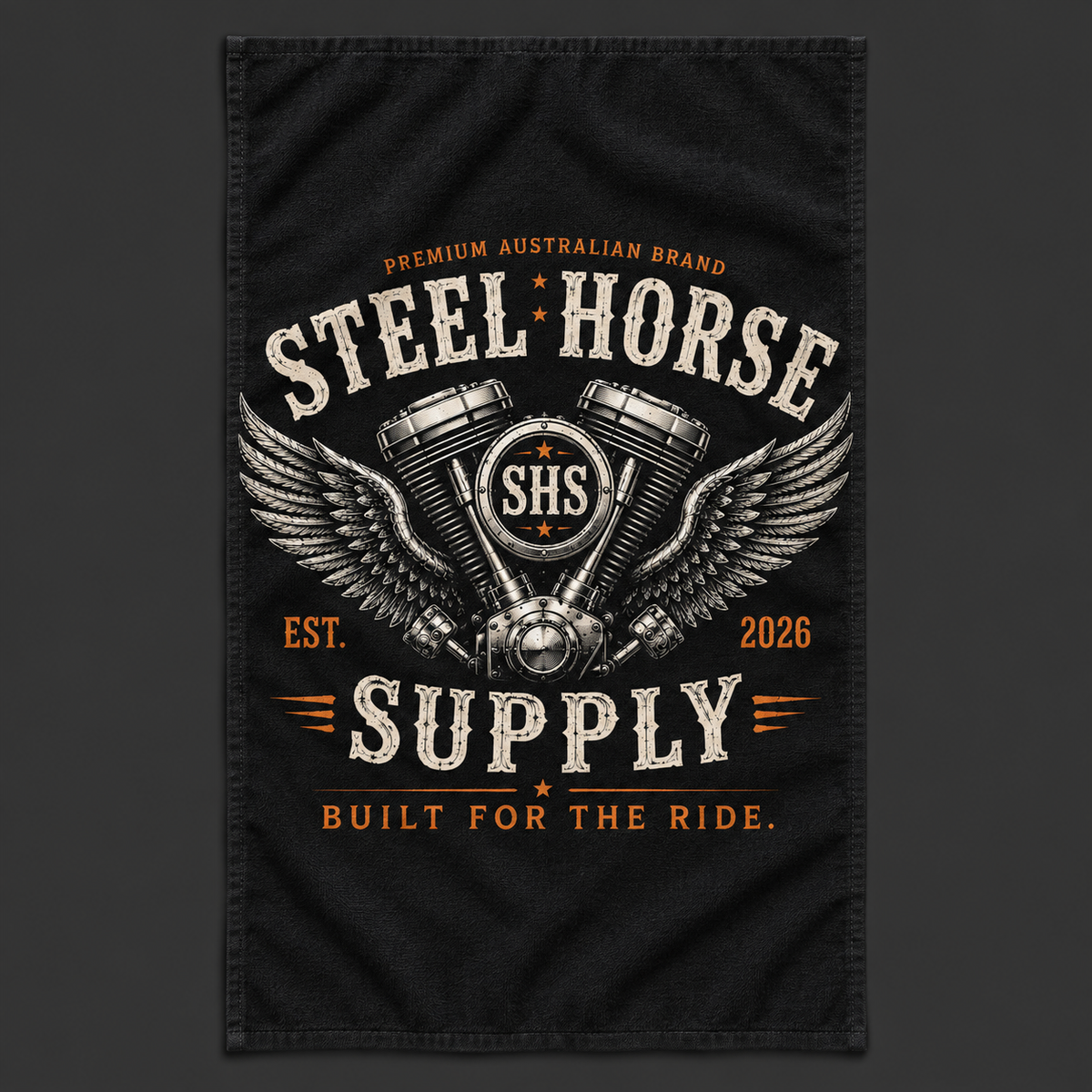 Garage Towel – Black